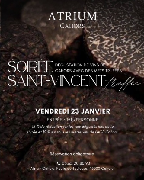 Soirée Saint-Vincent à l'Atrium