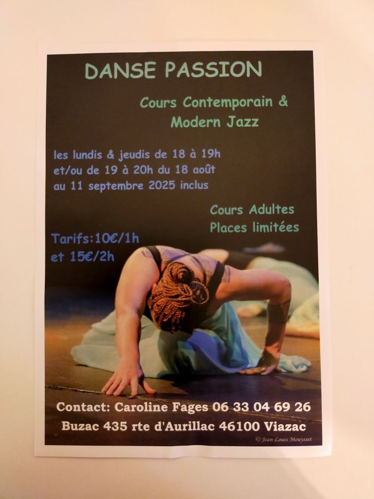 Figeac : Stage de danse Danse Passion à Viazac