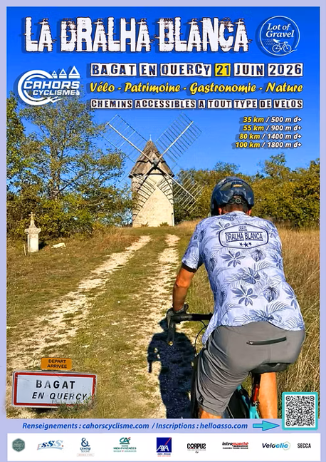 Figeac : La Dralha Blanca : randonnée à vélo