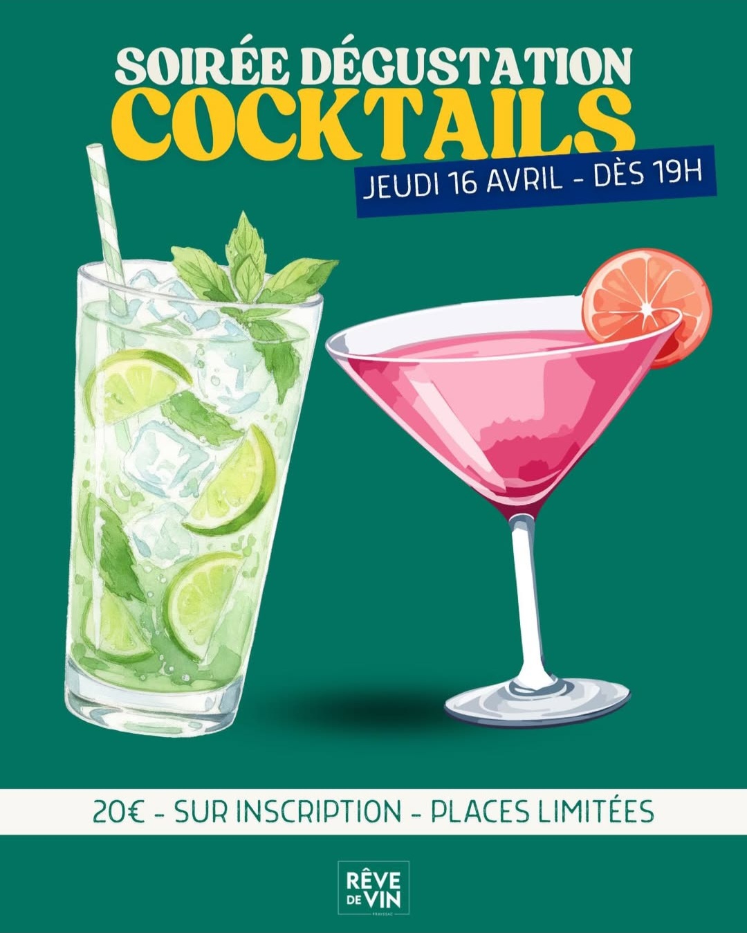 Figeac : Soirée dégustation cocktail