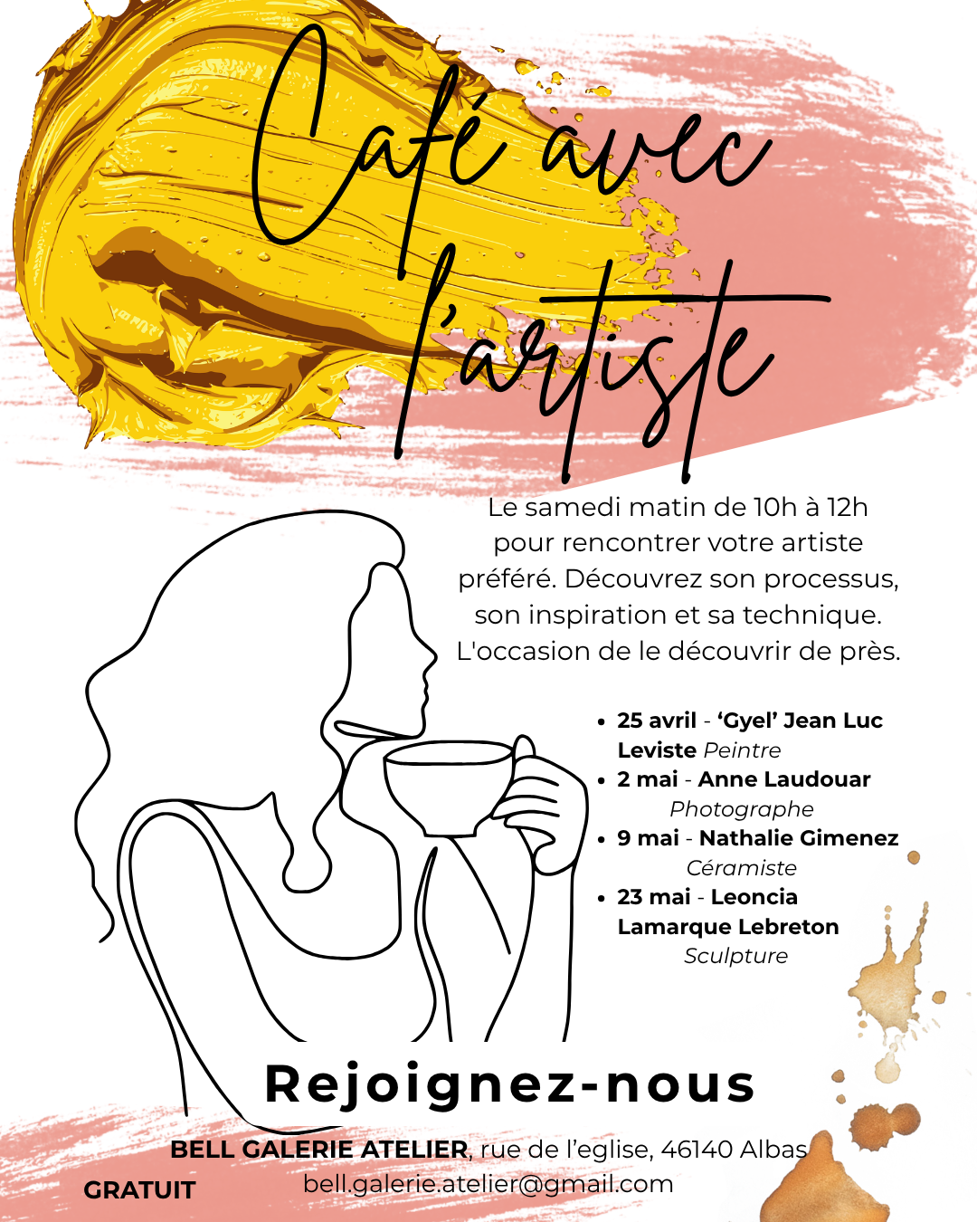 Figeac : Café avec l'artiste - Rencontres créatives