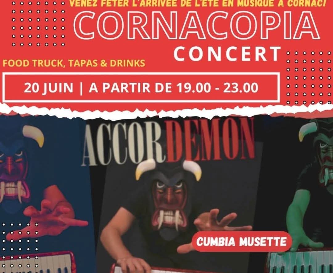 Concert à Cornac à La Carnacopia :Accordemon
