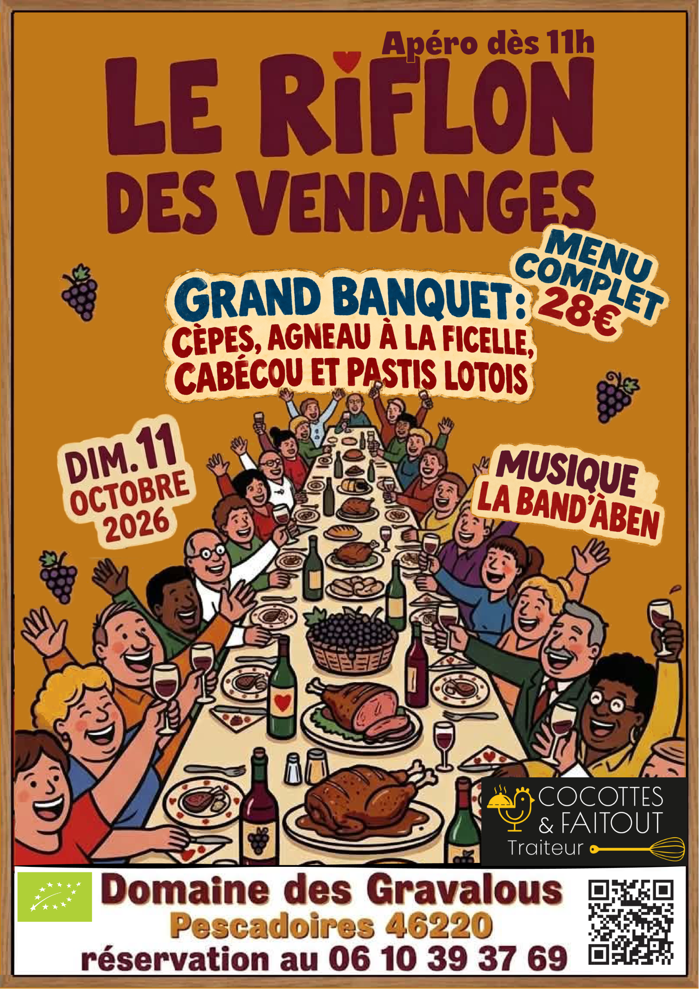 Figeac : Le Riflon des Vendanges au domaine des Gravalous