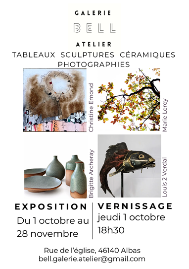 Figeac : Exposition d'artistes à la Bell Galerie Atelier