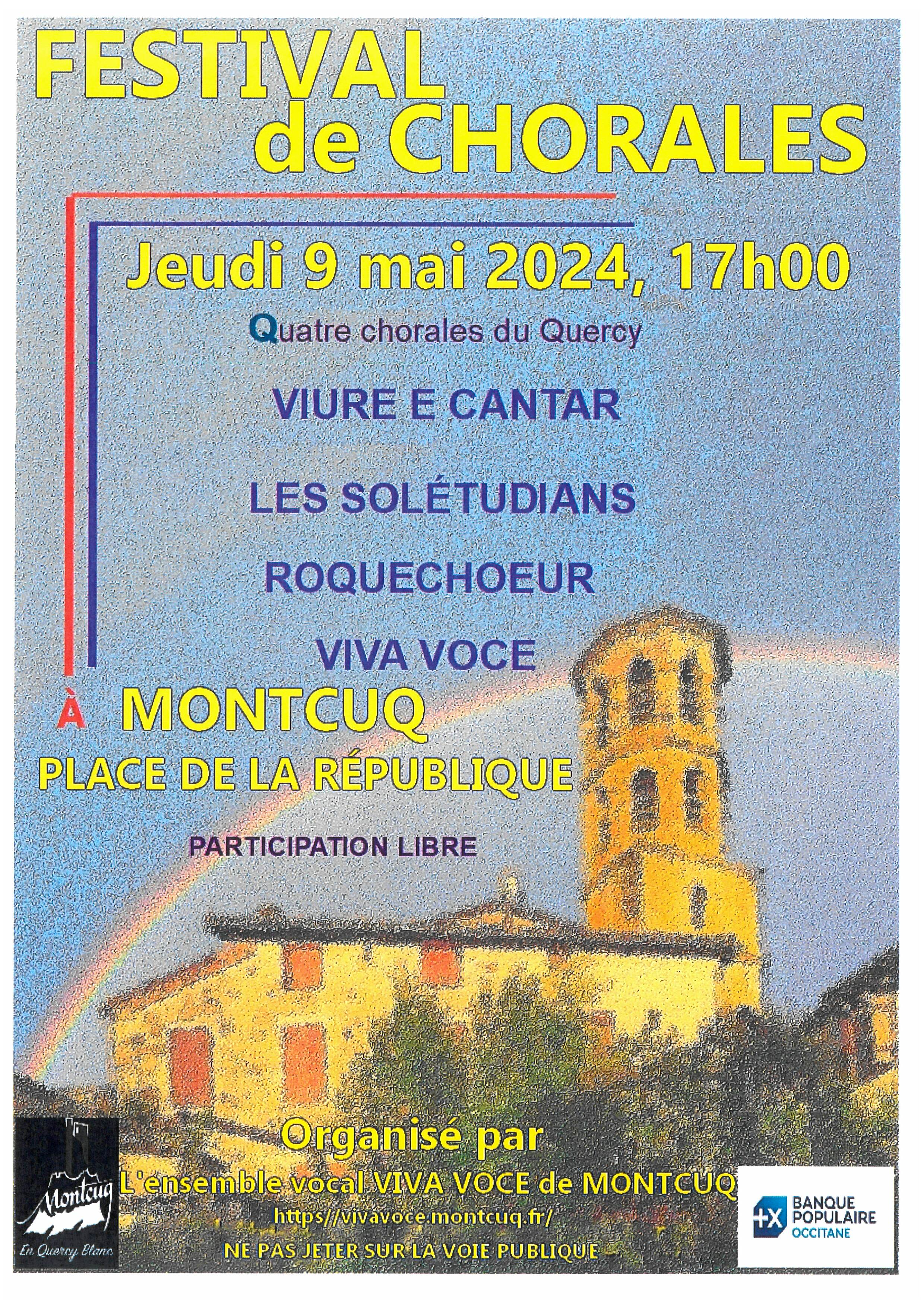 Figeac : Festival des chorales à Montcuq