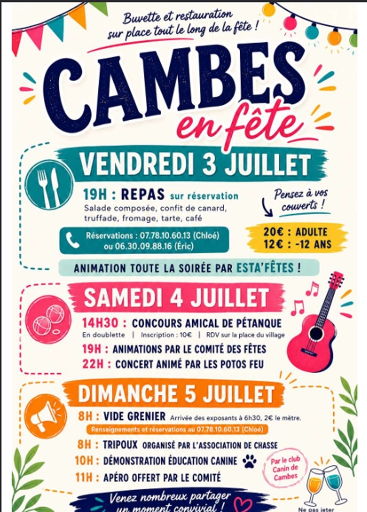 Figeac : Cambes en fête