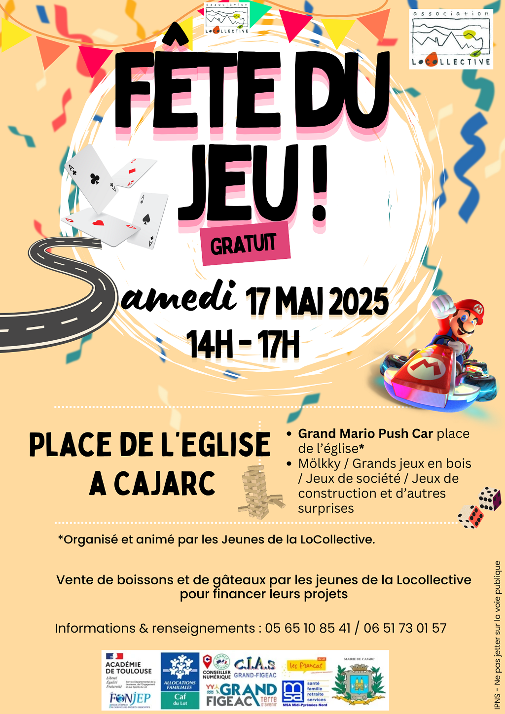 Figeac : Fête du Jeu et Mario Kart à Cajarc !