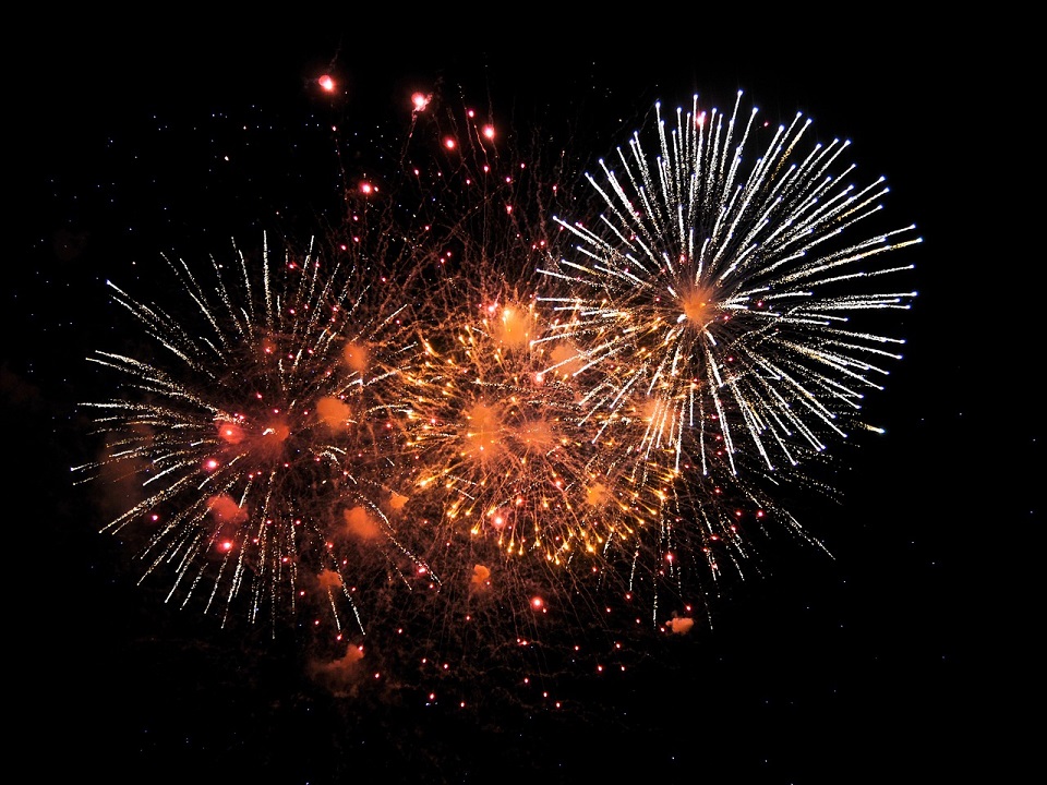 Figeac : Feu d'artifice à Puy-l'Evêque