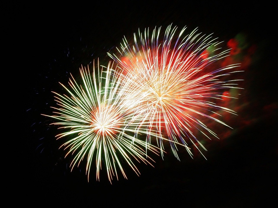 Figeac : Feu d'artifice à Belfort-du-Quercy