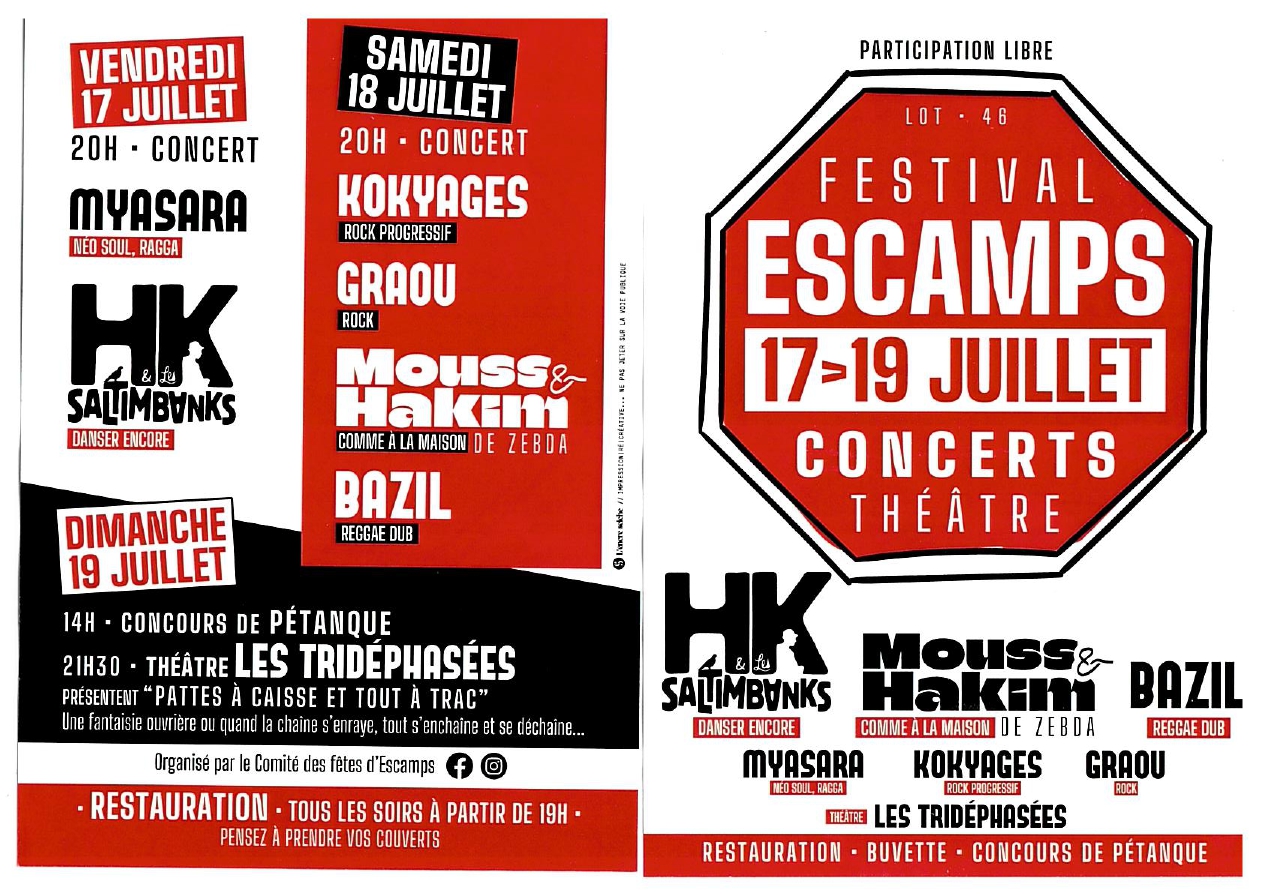 Figeac : Festival d'Escamps