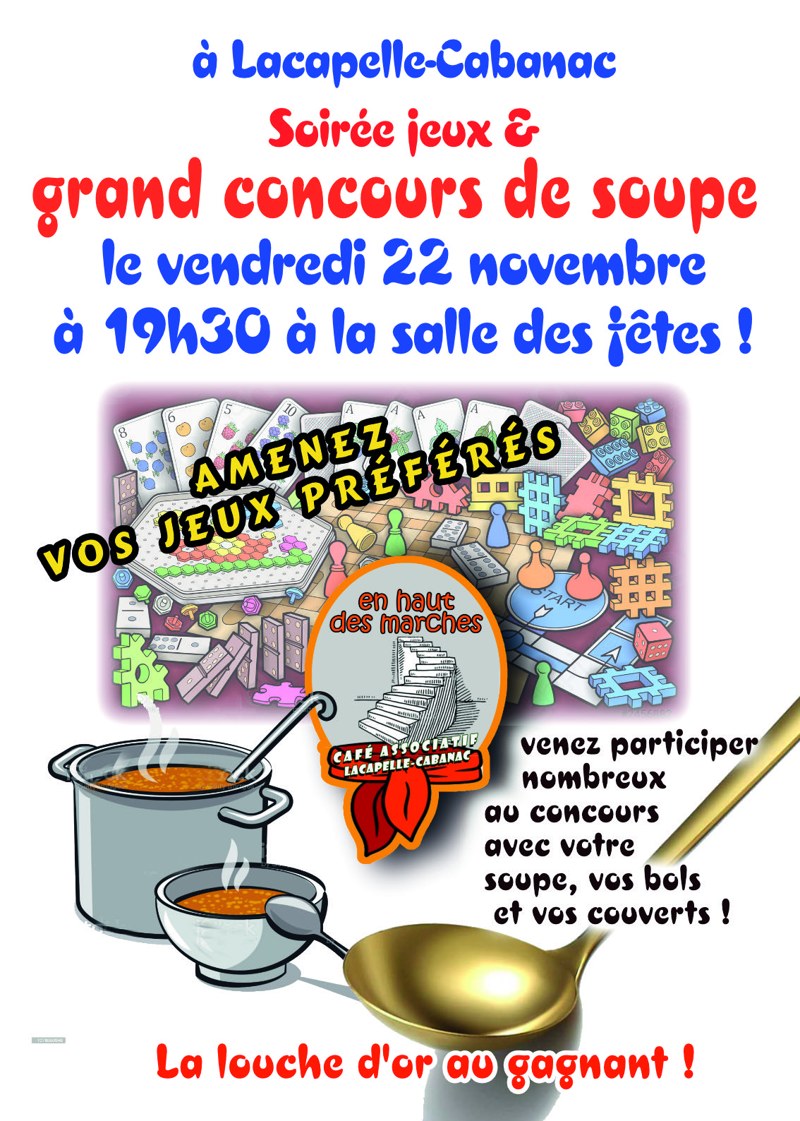 Soirée jeux et grand concours de soupe