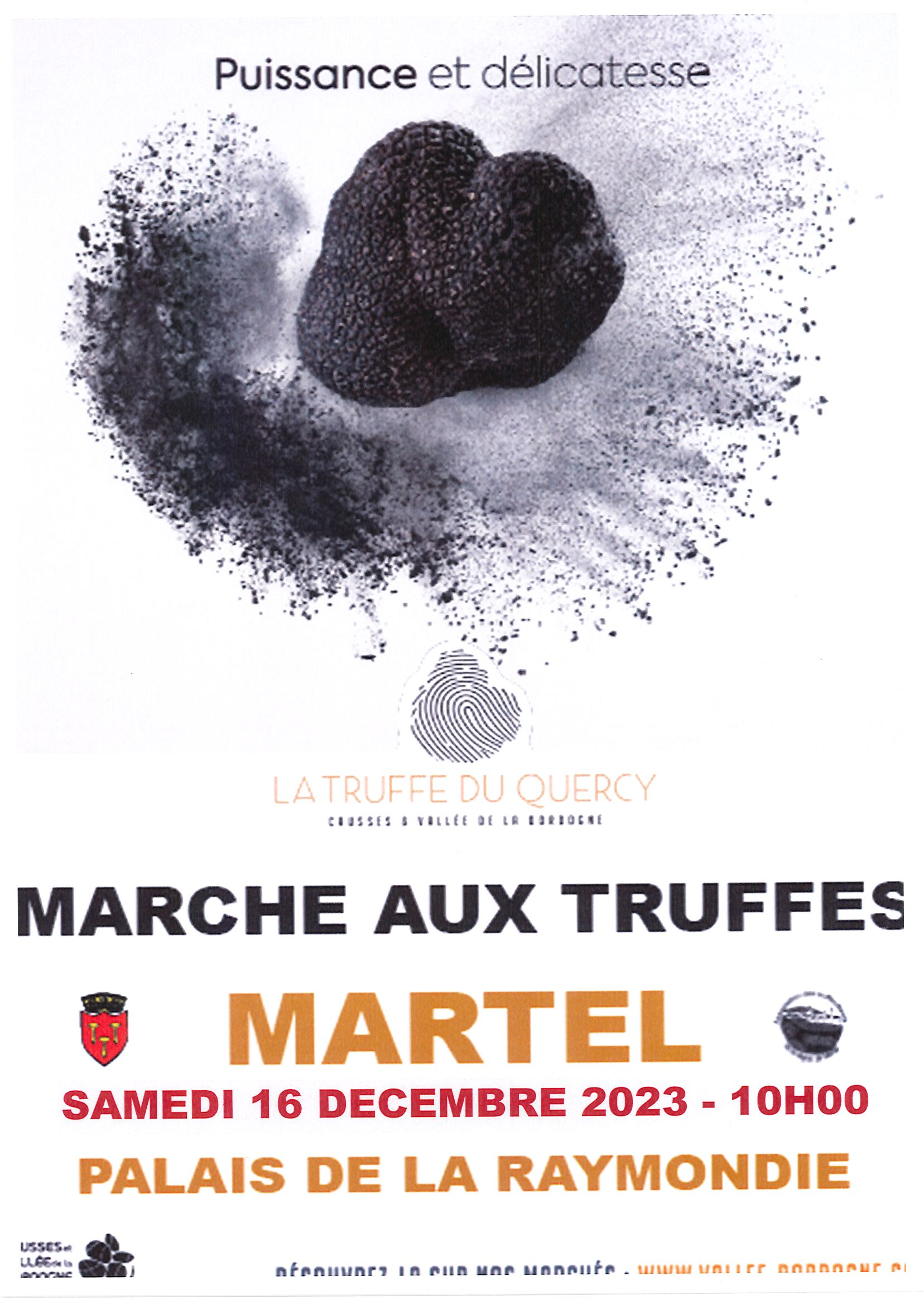 Figeac : Marché aux truffes de Martel