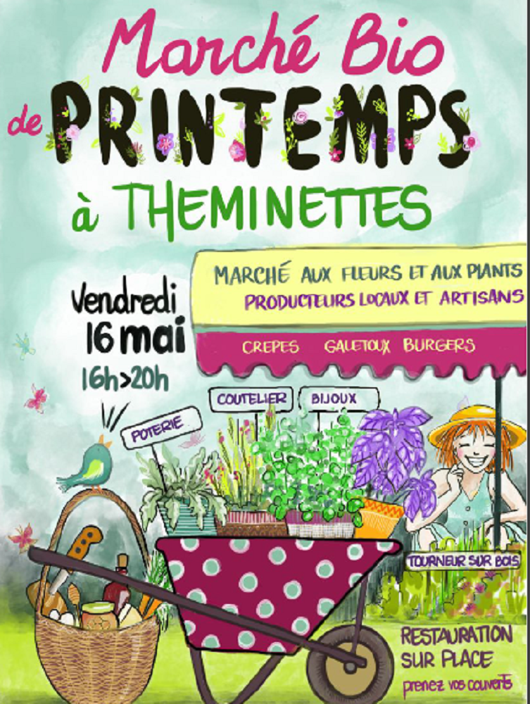 Marché de printemps à Theminettes