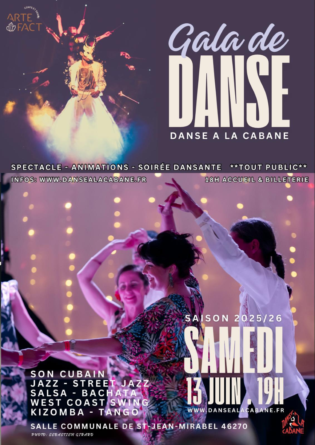 Figeac : Soirée Gala danse à Saint-jean-Mirabel