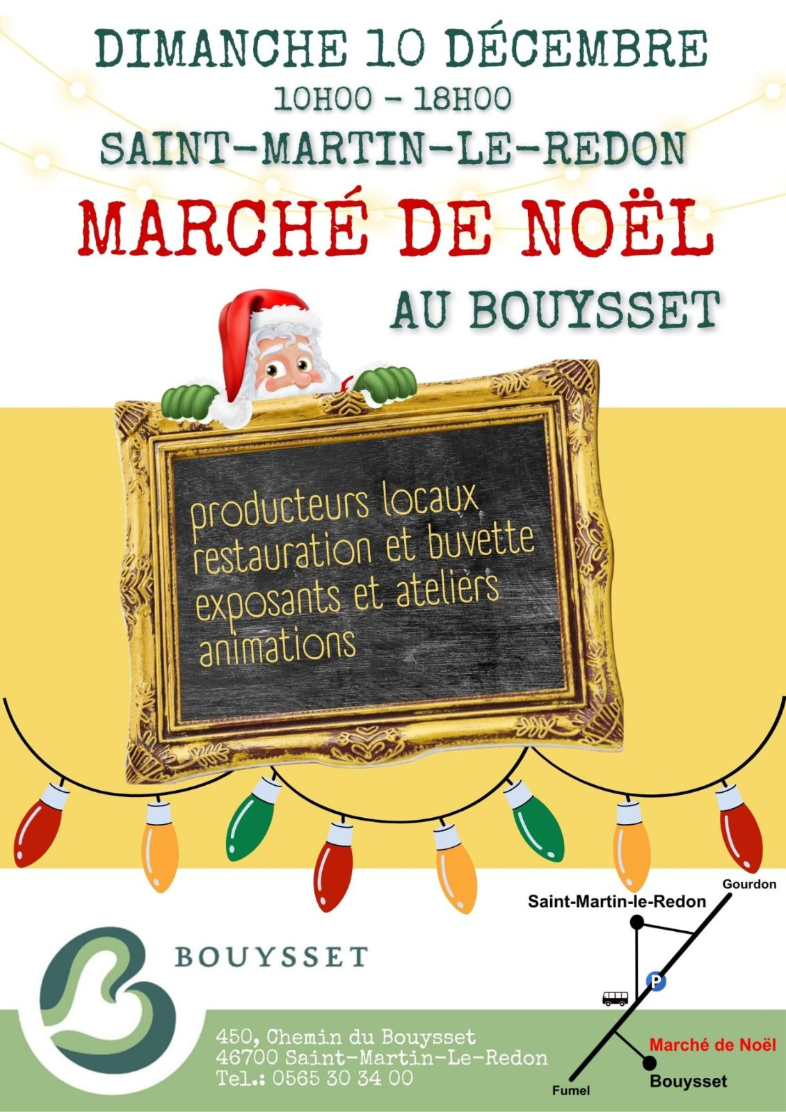 Figeac : Marché de Noël au Bouysset