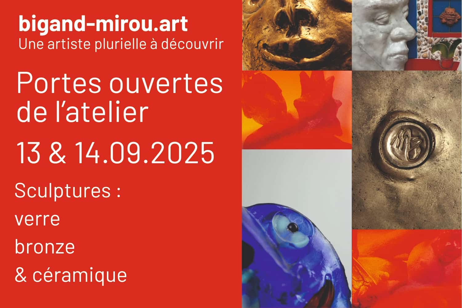Figeac : Journées Nationales des Artistes 2025 : portes ouvertes chez Nathalie Bigand-Mirou