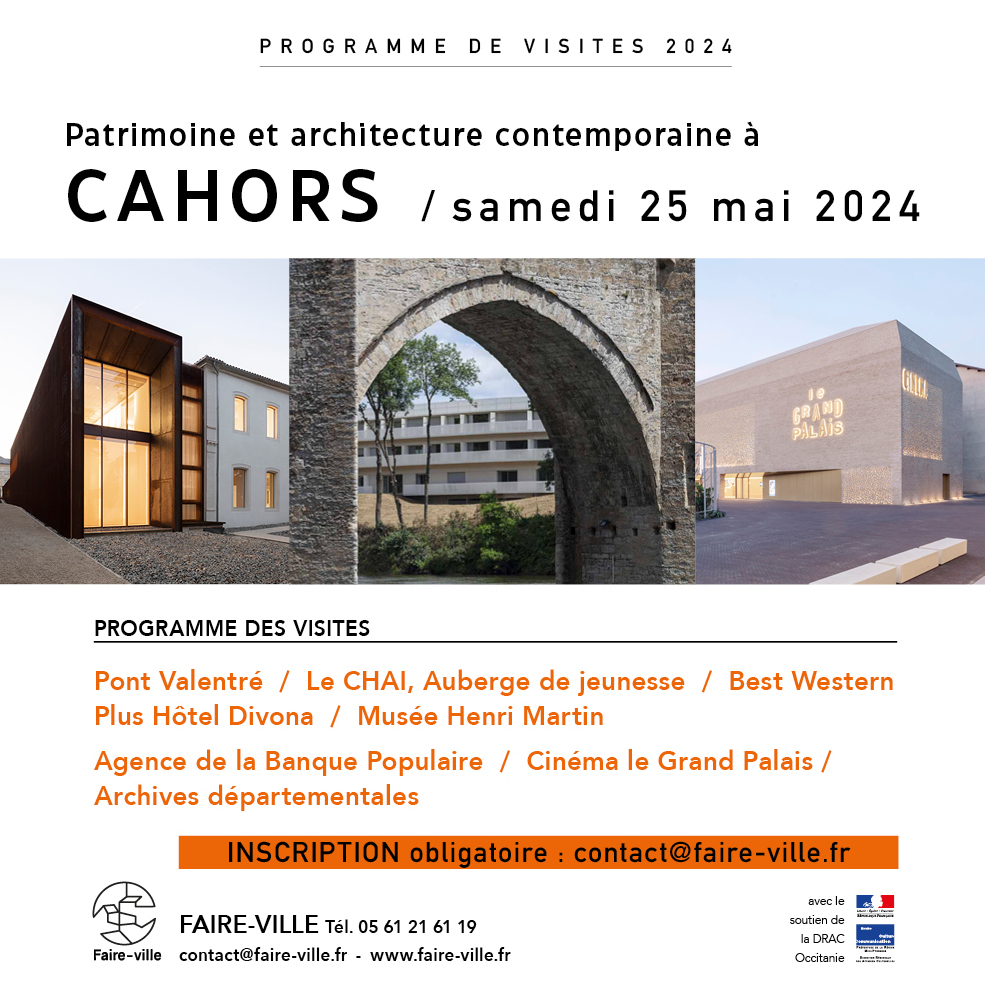 Figeac : Visite guidée de Cahors : patrimoine et architecture contemporaine