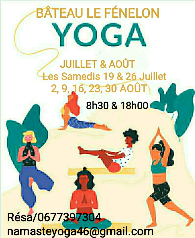 Figeac : YOGA Bateau Le Fénelon