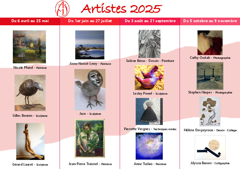 Figeac : Exposition de photographies, dessins, collage et calligraphie à la Maison Jacob