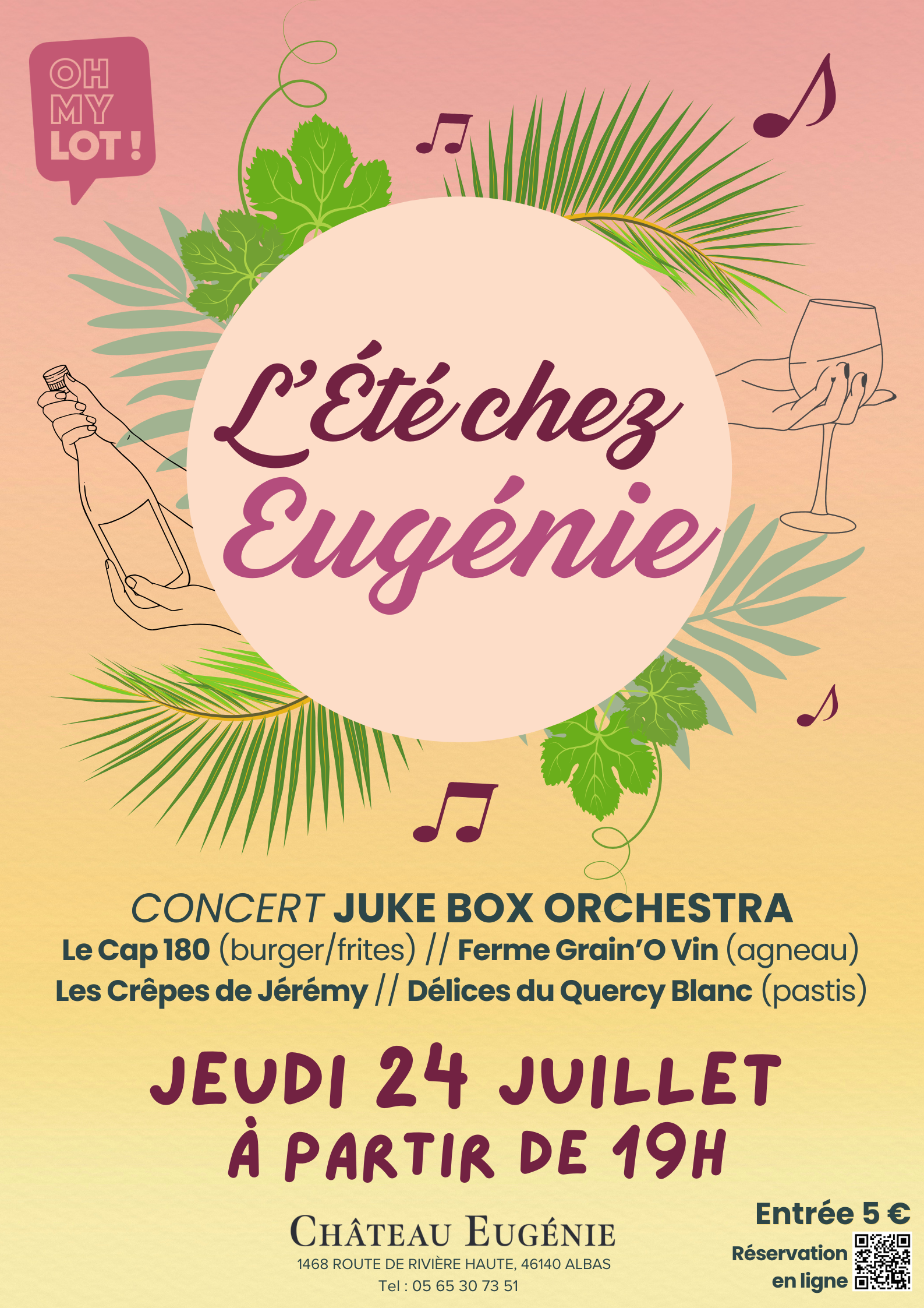 Figeac : Soirée chez Eugénie avec The Juke Box Orchestra
