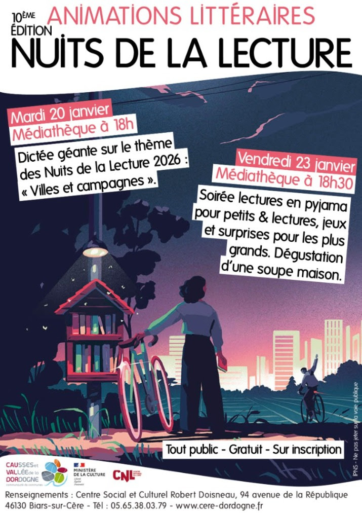 Figeac : 10ème Edition des Nuits de la Lecture
