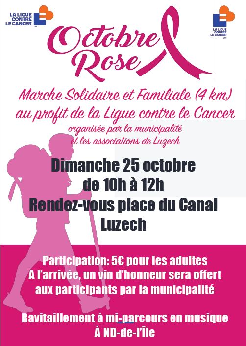 Figeac : Octobre rose : marche solidaire à Luzech