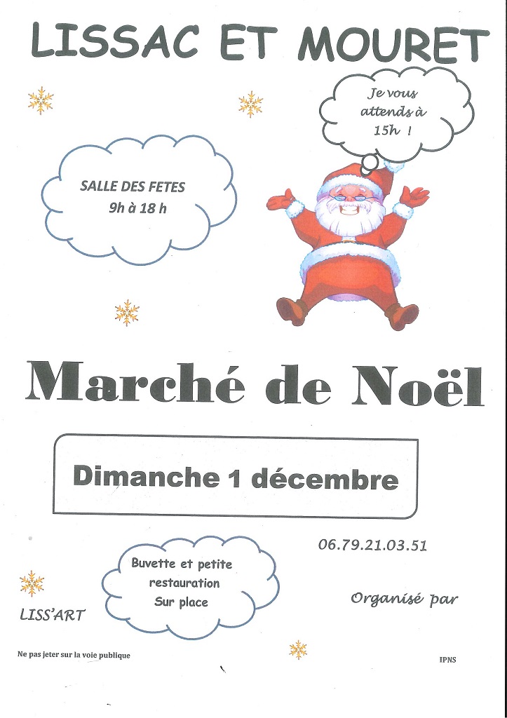 Marché de Noël à Lissac-et-Mouret