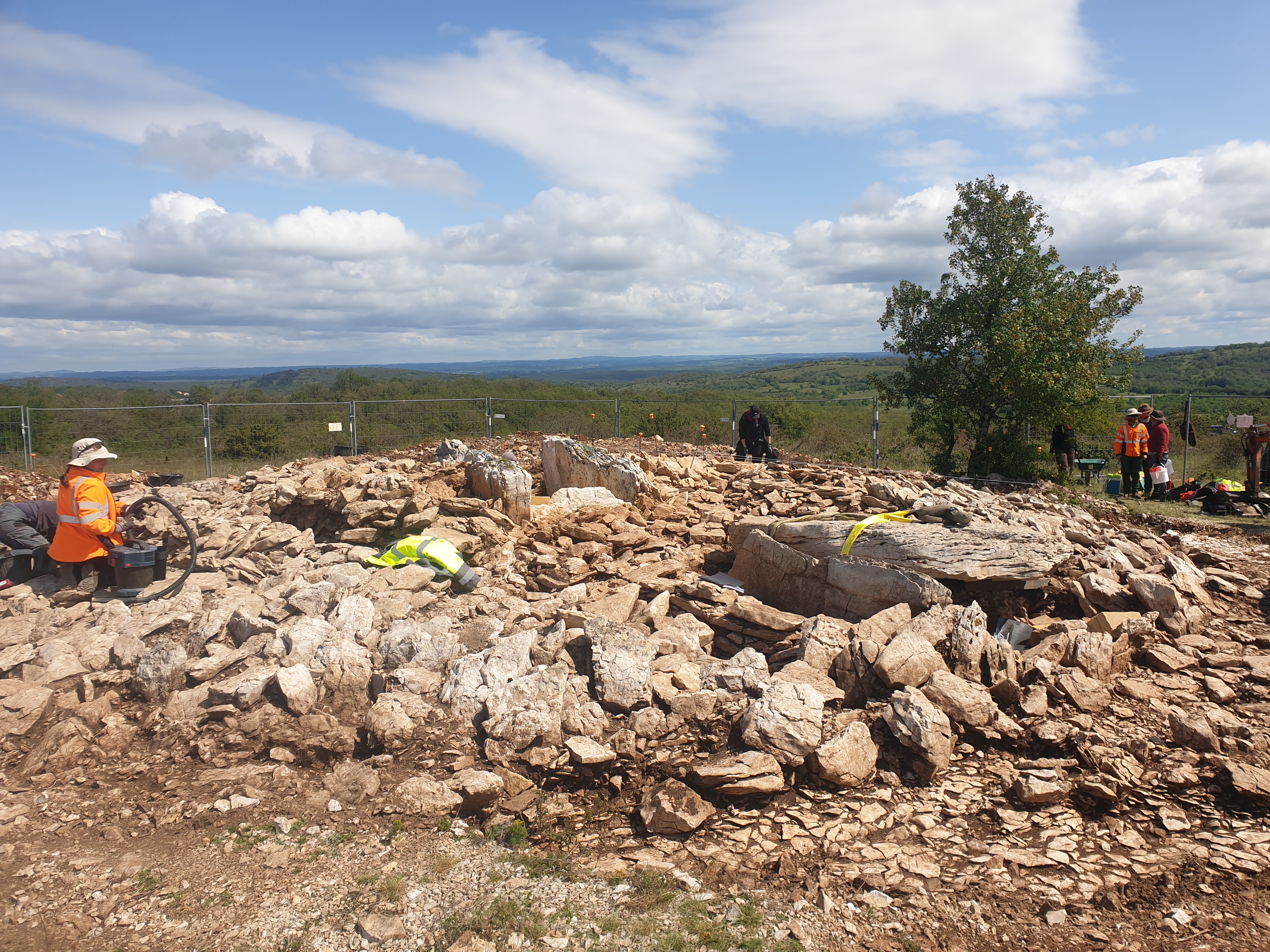 Figeac : La nécropole mégalithique de Pech Laglaire - Visite chantier de fouilles