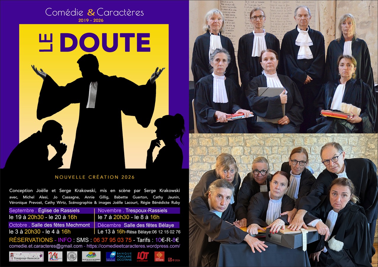 Figeac : Spectacle de théâtre contemporain « Le Doute »