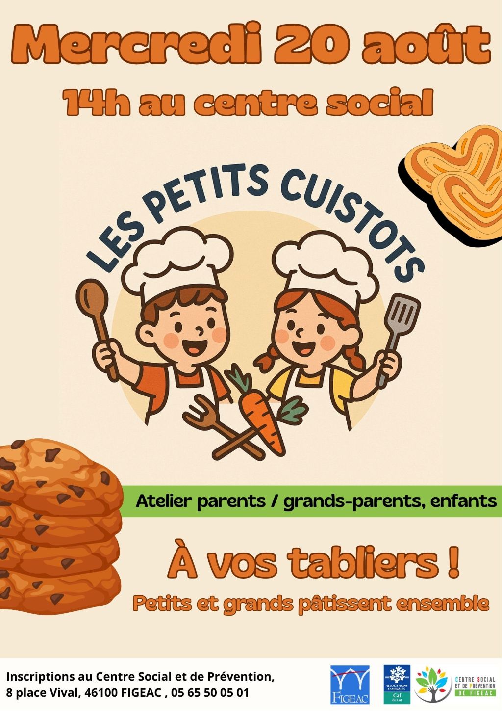 Figeac : Atelier Popote Papote : main à la pâte en famille