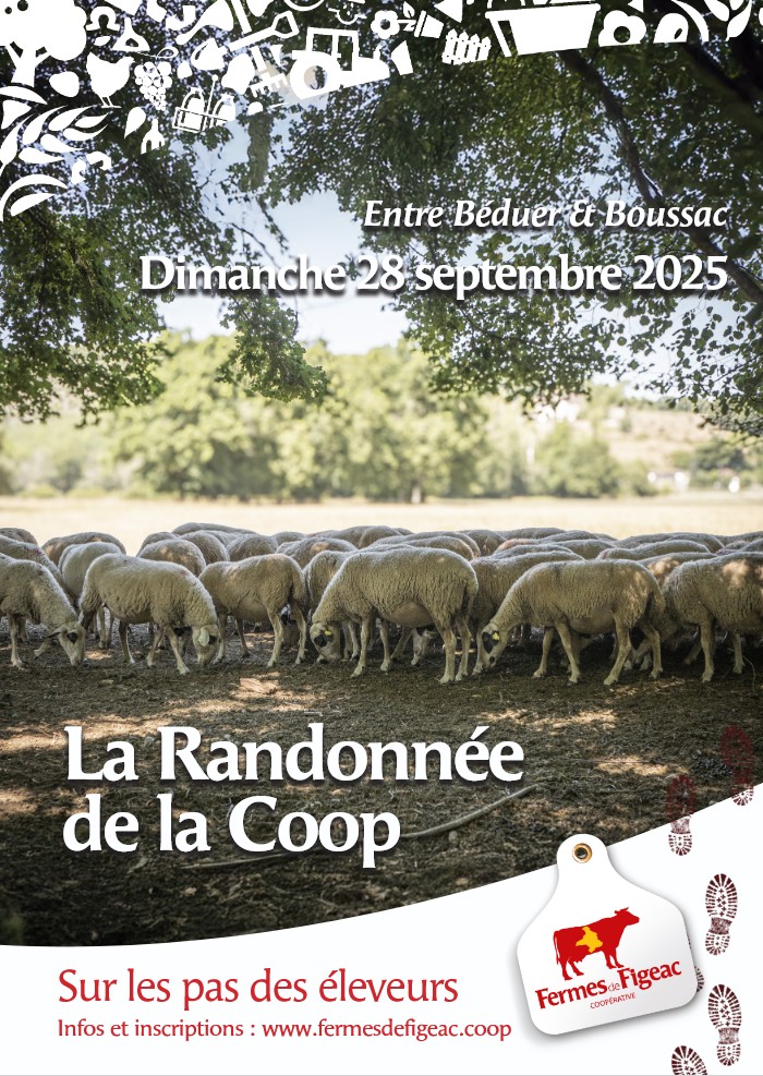 Figeac : Fermes de Figeac la Randonnée de la Coop 