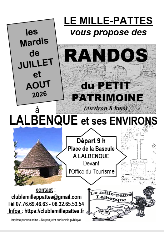 Figeac : Rando du Petit patrimoine à Lalbenque et ses environs