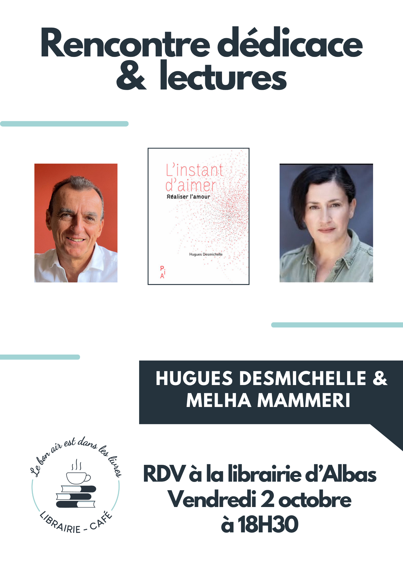 Figeac : Rencontre, dédicace et lectures avec Hugues Desmichelle