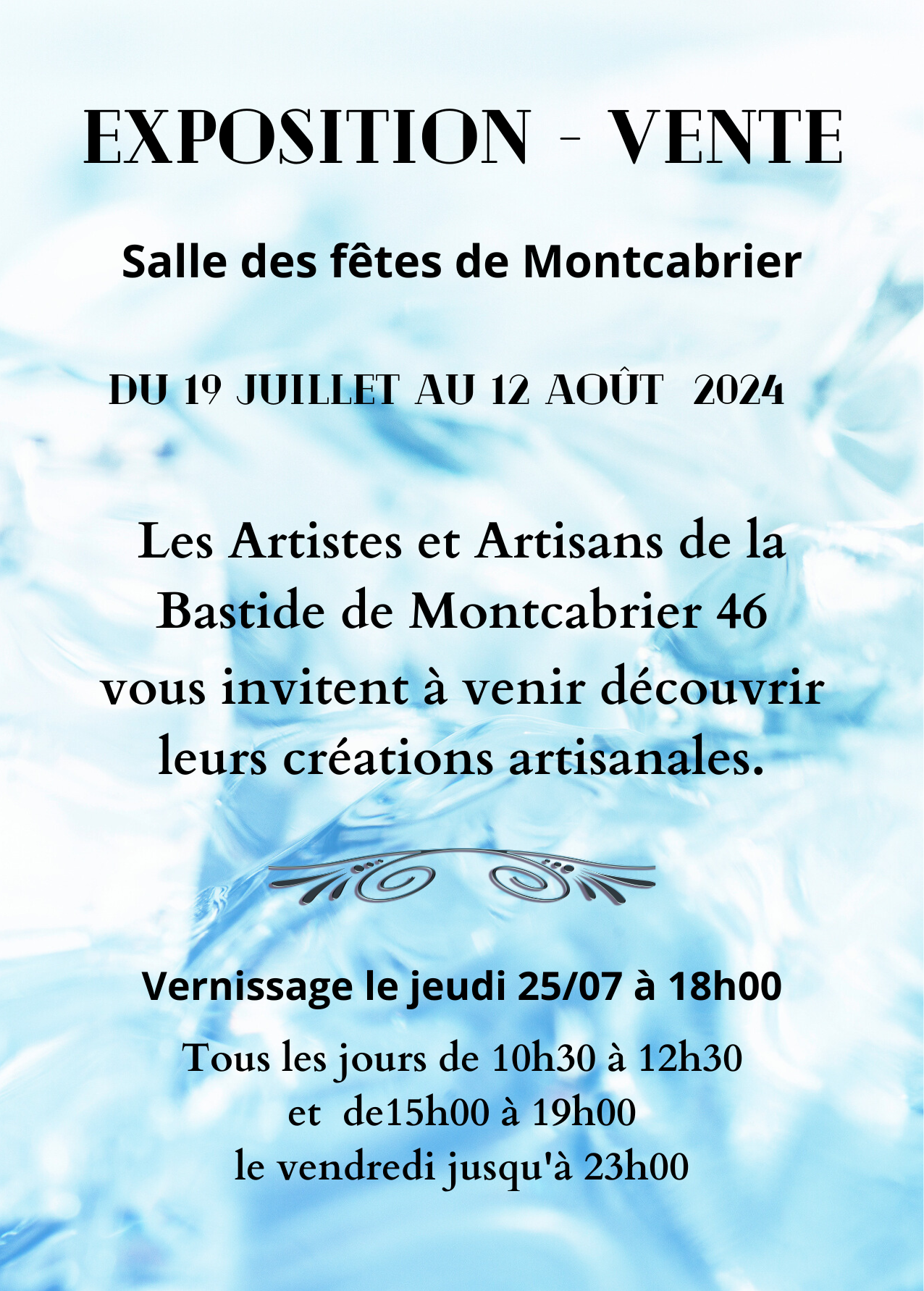 Figeac : Exposition-vente des artistes et artisans de Montcabrier