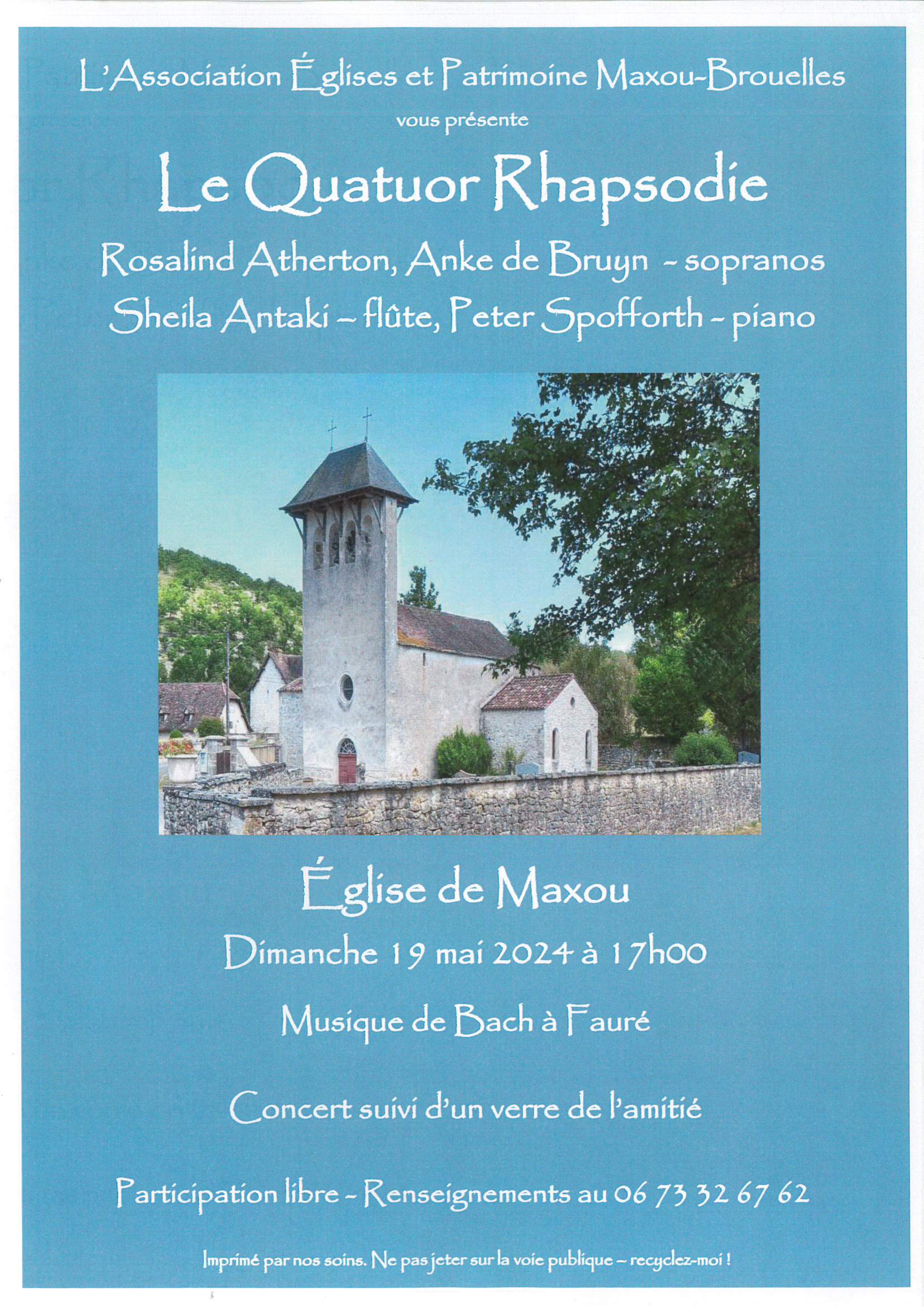 Figeac : Concert dans l’église de Maxou