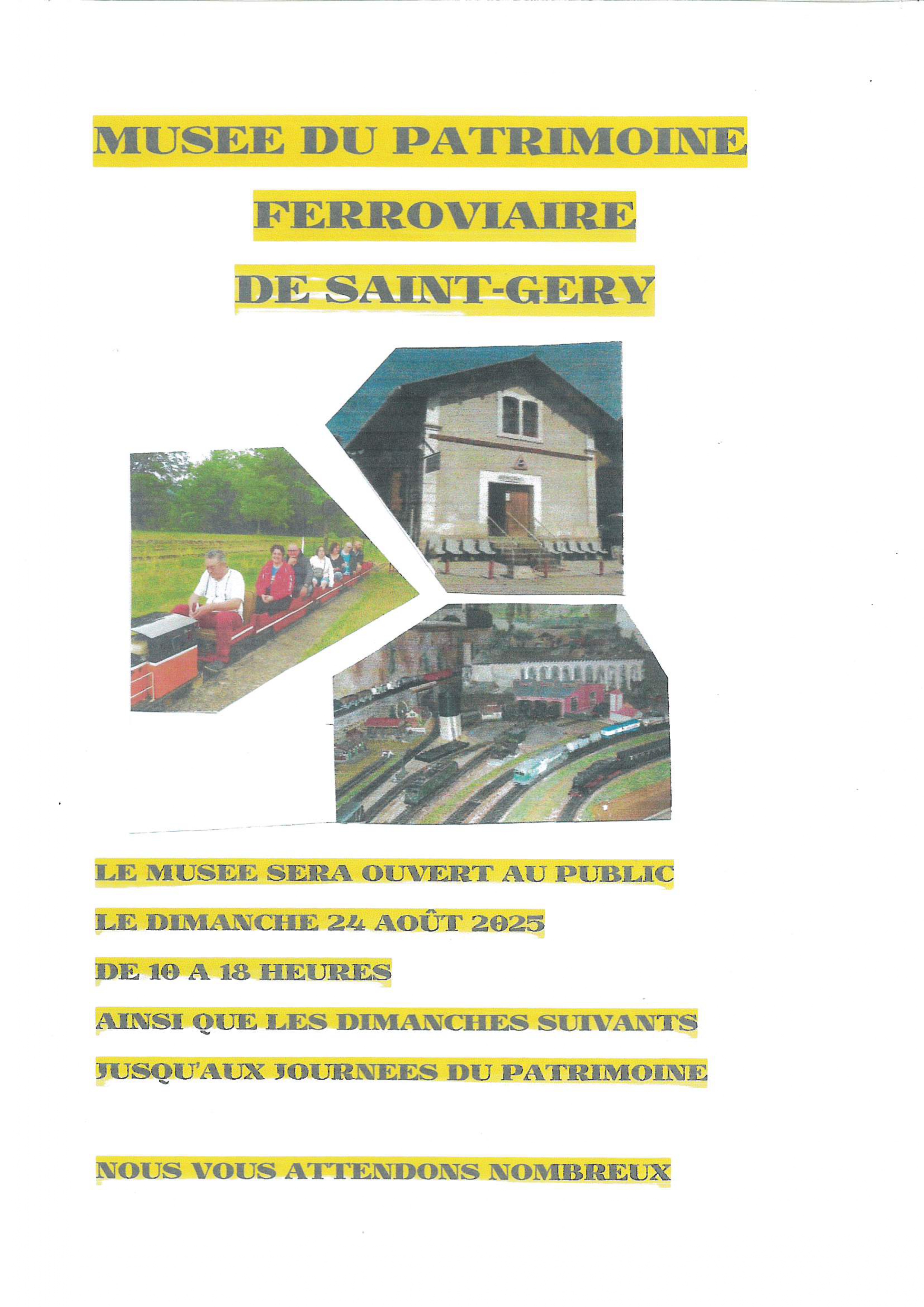 Ouverture du musée ferroviaire de Saint-Géry