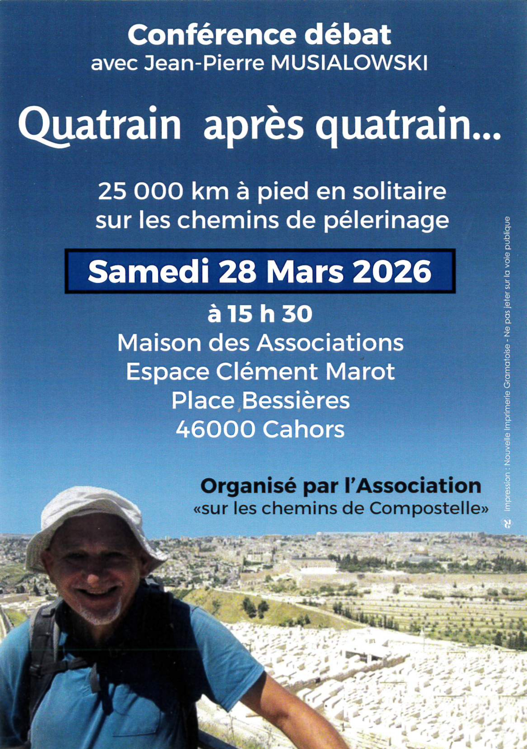 Conférence débat Quatrain après quatrain