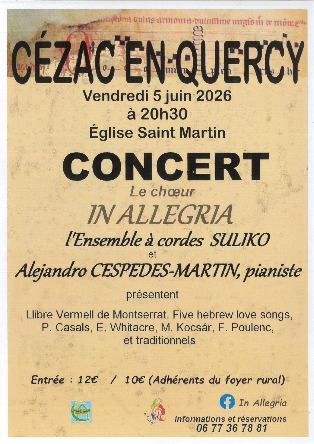 Figeac : Concert Choeur In Allegria