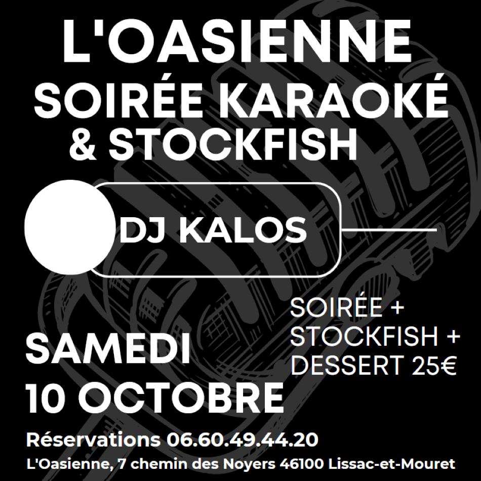 Figeac : Soirée karaoké à l'Oasienne, Lissac et Mouret