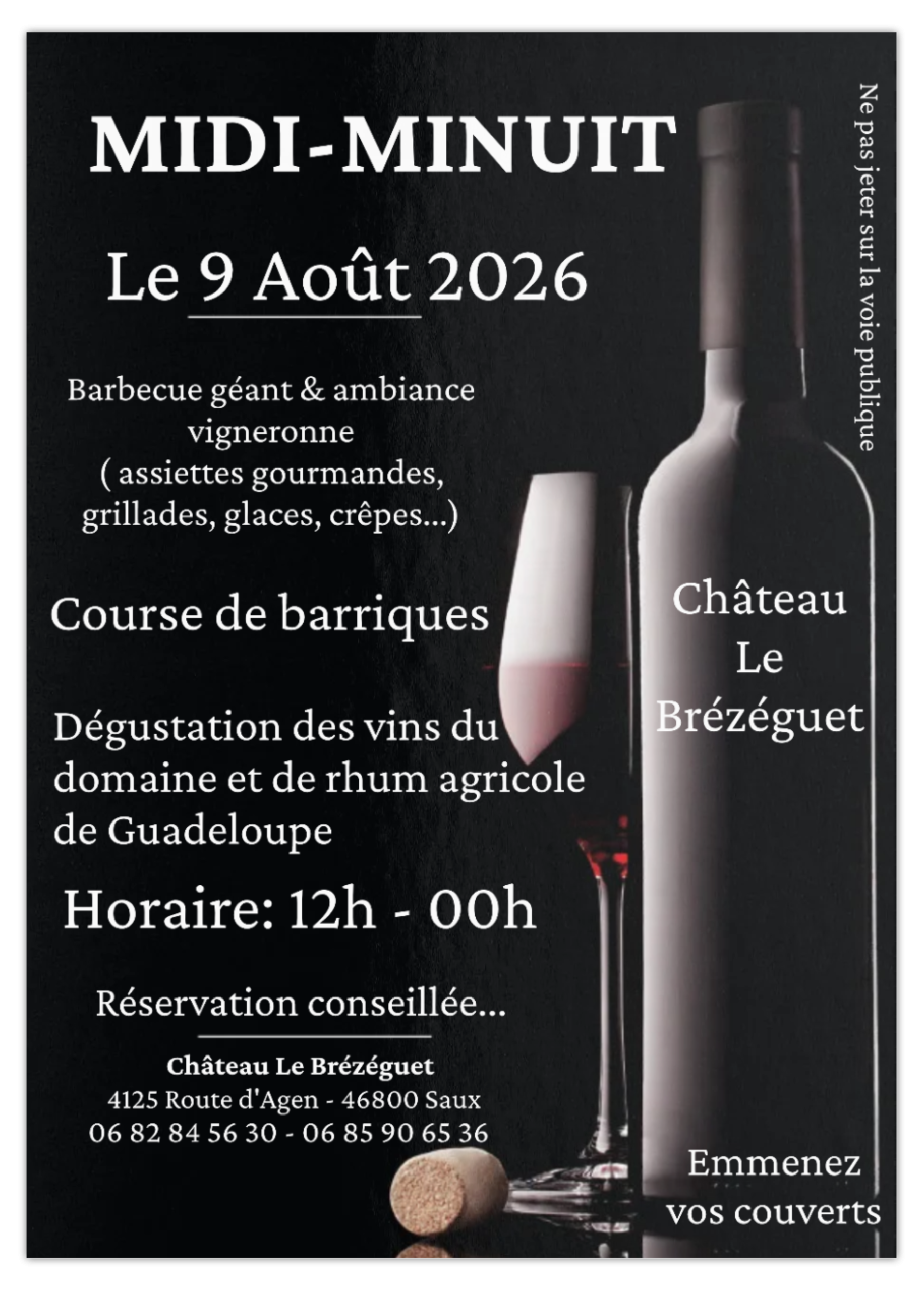 Figeac : Midi-minuit au Château Le Brézéguet