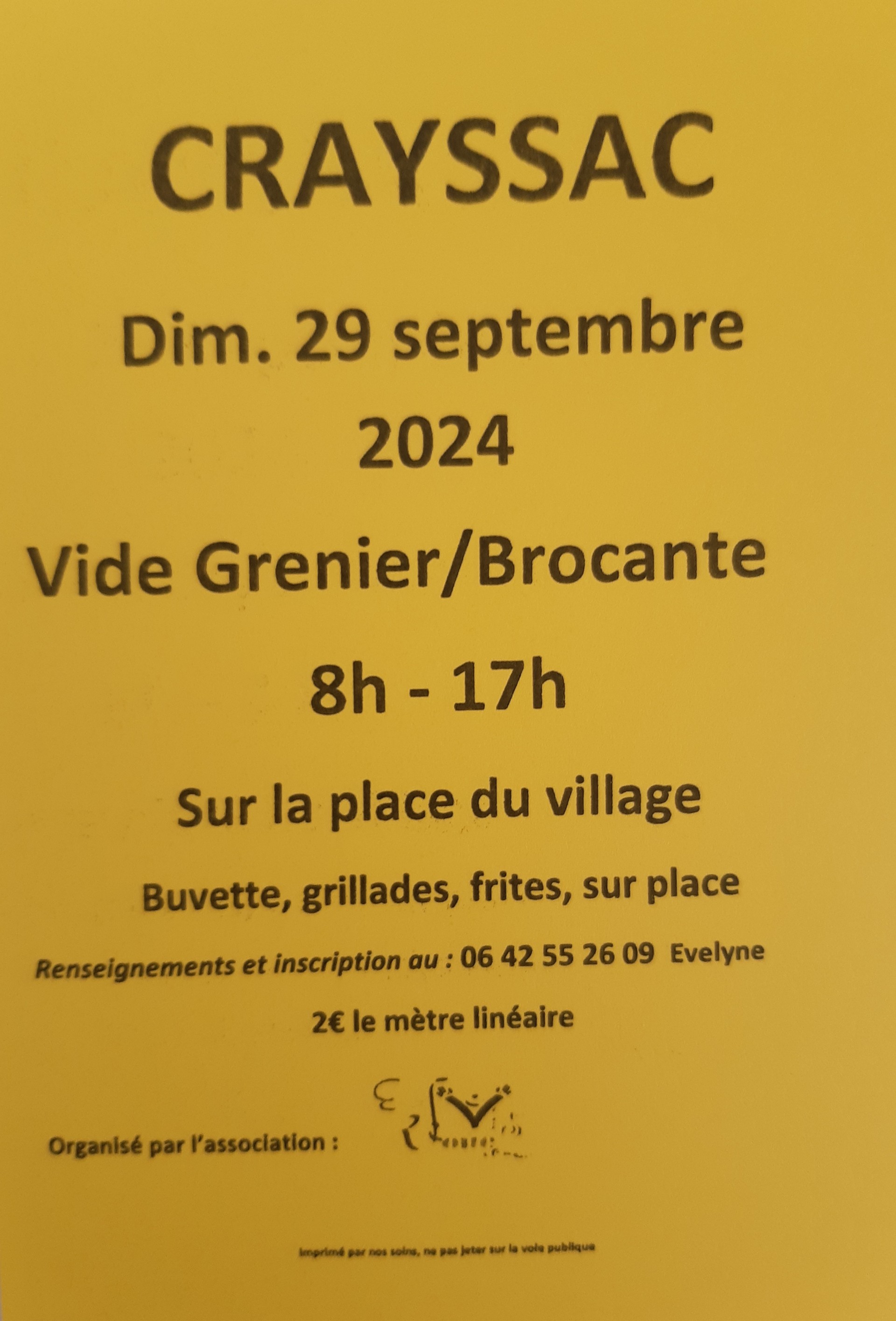 Figeac : Vide-grenier / Brocante à Crayssac