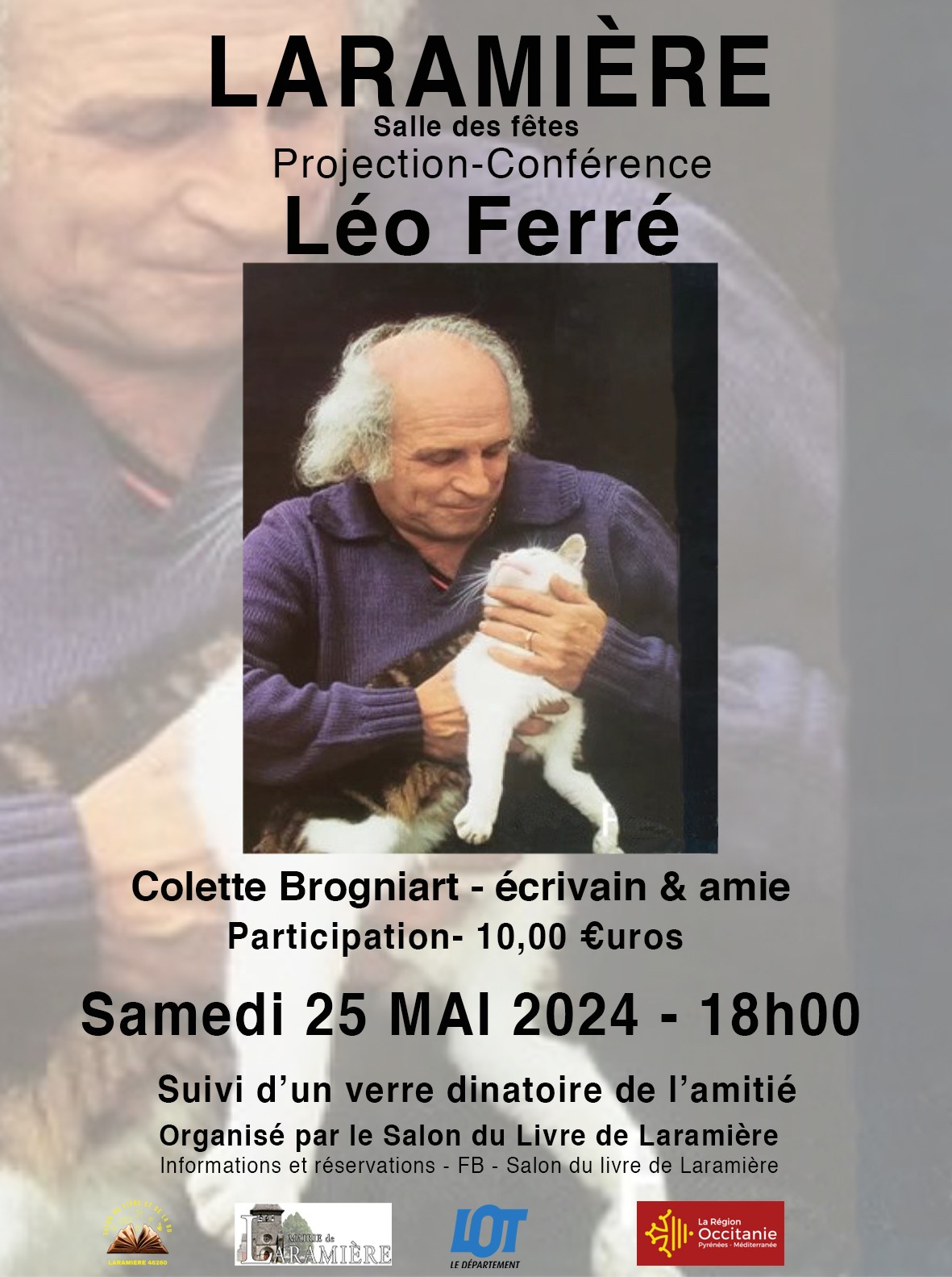Figeac : Projection-conférence Léo Ferré