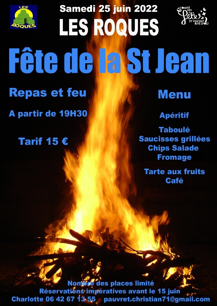 Figeac : Repas et feu de la Saint Jean