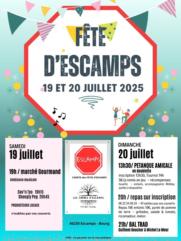Figeac : Fête d'Escamps