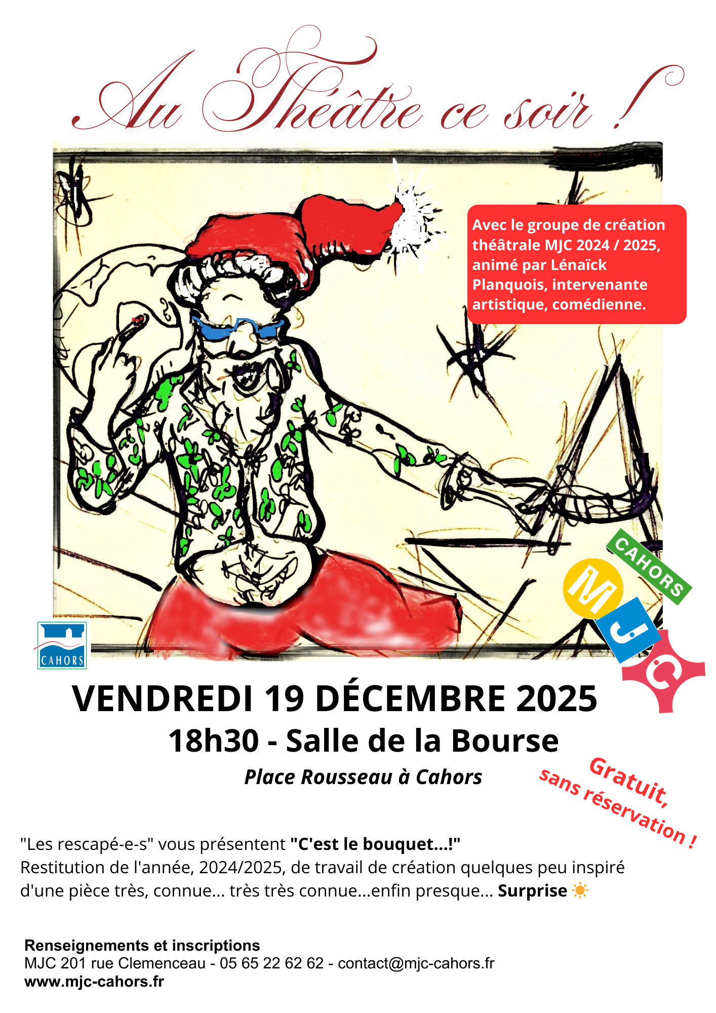 Figeac : Au Théâtre Ce Soir !