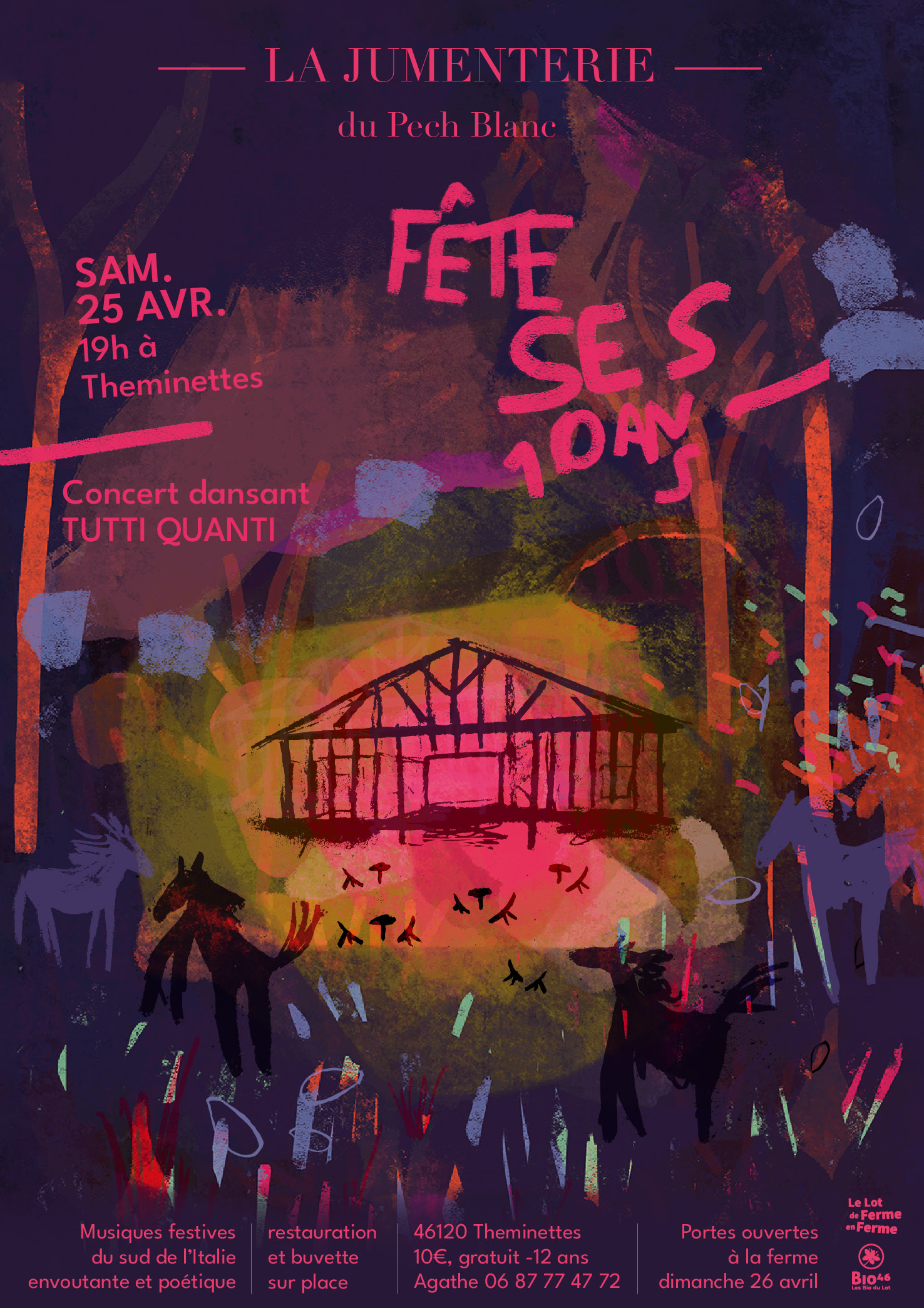 Figeac : De ferme en ferme, la jumenterie de Pech Blanc à Théminettes