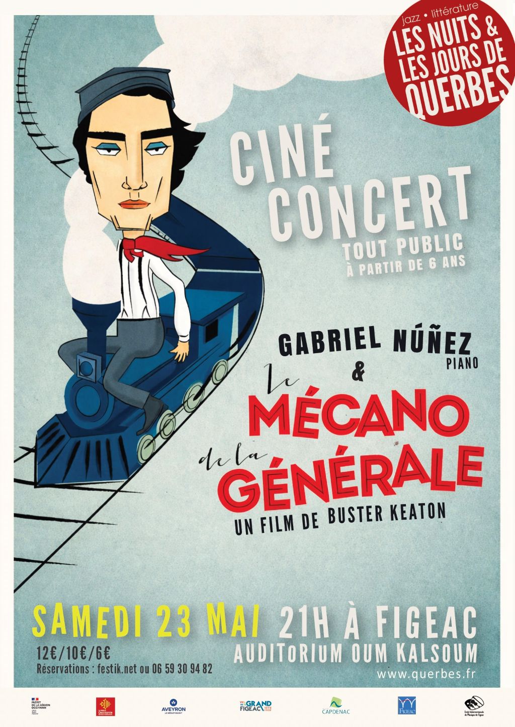 Figeac : Ciné concert à l'auditorium Oum Kalsoum à Figeac