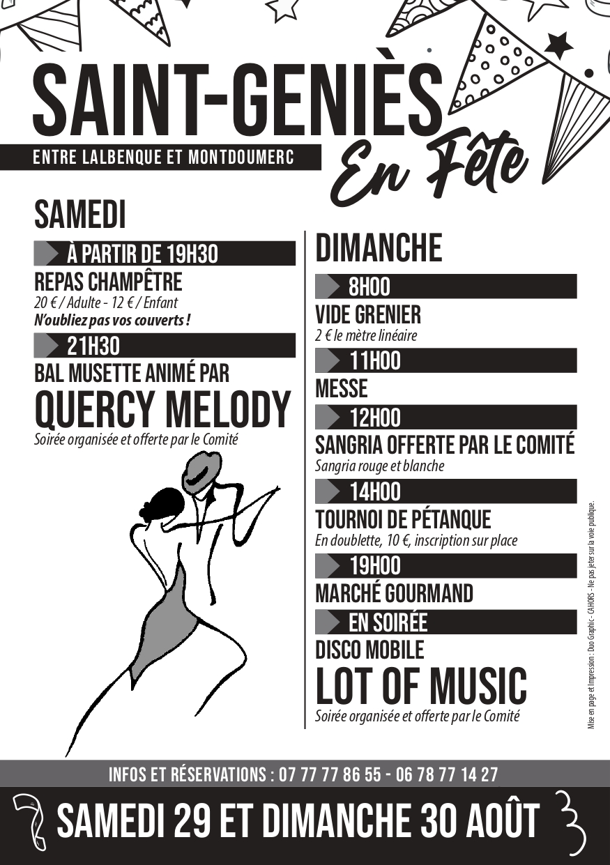 Figeac : Fête votive de Saint-Geniès