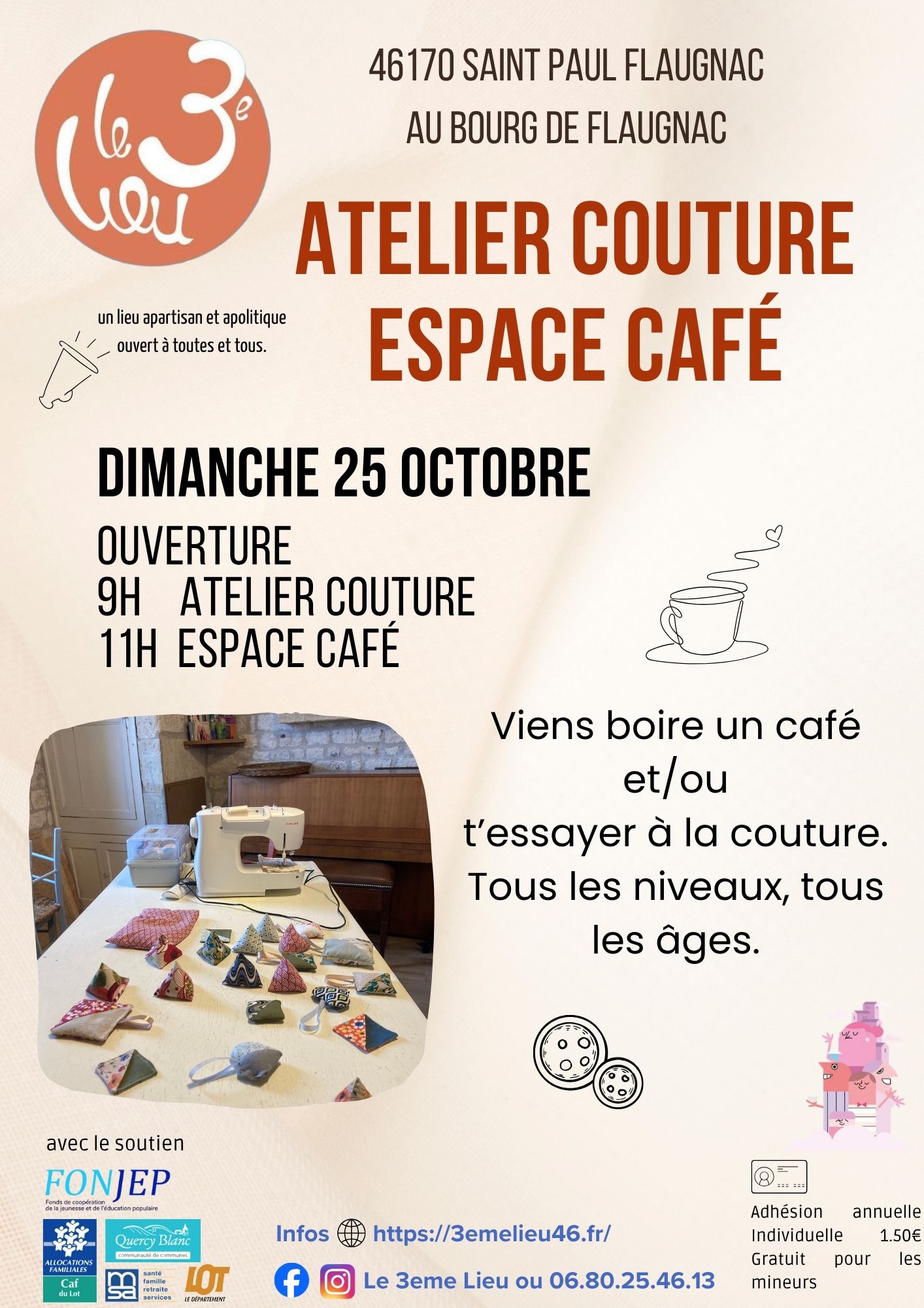 Figeac : Atelier vannerie pour débutant(e)s au 3e lieu