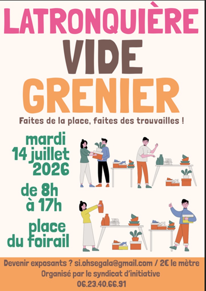 Figeac : Vide-Greniers à Latronquière
